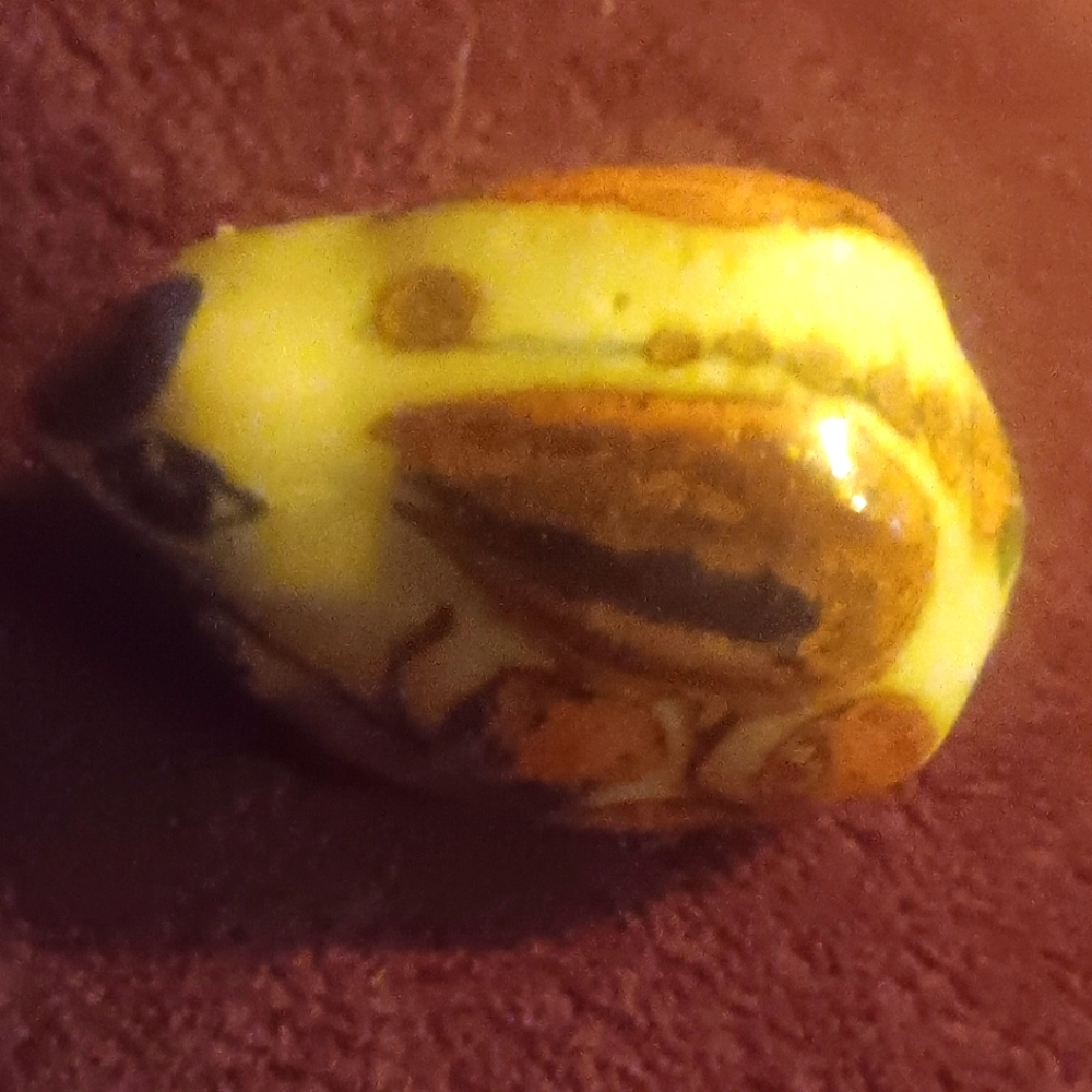 Unique Multicolored Rabbit Figurine.Ken Edwards Tanala/mexican